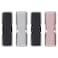 CISID Phone Strap 4 Pcs Phone Finger Holder Back of Phone Grip with Stand Suitable for iPhone Samsung and Most SmartphonesBlack Black Silver Rose Gold 4PCS