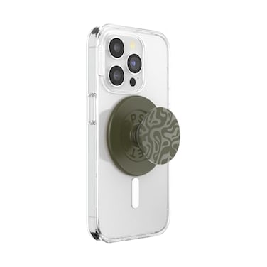 PopSockets Phone Grip for MagSafe Magnetic Holder Phone Stand Green Alum Swirl
