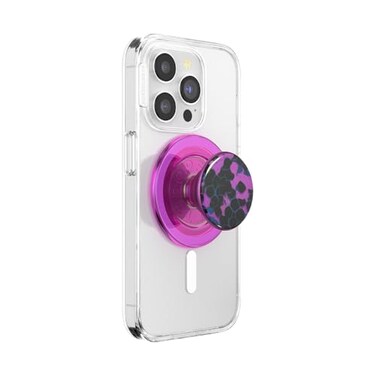 PopSockets Phone Grip for MagSafe Magnetic Holder Phone Stand Hot Pink Purple Prism
