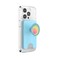PopSockets Phone Wallet for MagSafe Phone Card Holder with Grip Light Blue Butterfly Pea Blue
