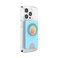 PopSockets Phone Wallet for MagSafe Phone Card Holder with Grip Light Blue Butterfly Pea Blue