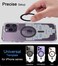 Python Trend One Metal Ring Compatible with MagSafe Sticker Designed for iPhone 1217 Circle Magnetic Magnet Adapter Rings for Phone Case Black White Silver