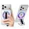 RESPECTED BRO RESPECTEDBROMagneticPhoneGripStandwithFingerStrap 4in1 Magnetic Ring Holder Kickstand and Elastic Strap for Phones Universal Fit for iPhone 171615141312 Android and Cases Colorful