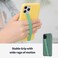 Sinjimoru Stretchable Silicone Phone Strap Flexible and Elastic Grip Holder for iPhone Android Secure Phone Loops Finger Grip with Wireless Charging Support Sinji Loop Blue