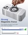 SYNCWIRE Carbon Fiber Magnetic Phone Ring Holder for MagSafe Magnet Phone Grip Stand with 360 Rotation Reinforced Hinge Compatible with iPhone 16 15 14 13 Pro Max Plus MagSafe Accessories
