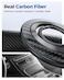 SYNCWIRE Carbon Fiber Magnetic Phone Ring Holder for MagSafe Magnet Phone Grip Stand with 360 Rotation Reinforced Hinge Compatible with iPhone 16 15 14 13 Pro Max Plus MagSafe Accessories