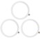 TENOC Universal Metal Ring Sticker for Magnetic Charger Compatible with iPhoneSamsungAndroid All Cellphones Magnetic MountPhone Holder Conversion Accessories 3Pcs White