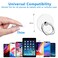 Darglino VOVIGGOL Cell Phone Ring Holder Stand 5 Pack Transparent Phone Ring Holder Finger Kickstand 360 Degree Rotation Clear Phone Ring Grip Compatible iPhone Cellphone Phone Case Round