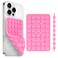 Yojaro Silicone Suction Cup Phone Case Mount Double Sided Phone Accessories HandsFree Strong Grip Holder for Selfies and Videos Silicon Phone Stand for iPhone and Android Pink
