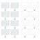 EYAKEG 16 Pack Cell Phone Lanyard Tether Tab with Metal Ring 2 ColorsWhiteTransparent Universal Replacement Attachment Cellphone Tether PVC Patches Sticker Pad for Wrist Phone Strap Neck Safety Tether