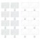 EYAKEG 16 Pack Cell Phone Lanyard Tether Tab with Metal Ring 2 ColorsWhiteTransparent Universal Replacement Attachment Cellphone Tether PVC Patches Sticker Pad for Wrist Phone Strap Neck Safety Tether
