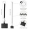 Bremorou 4Pack Phone Lanyard Tethers With Patch Retractable Phone Clip Leash for Outdoor Activities