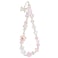 CasaPopz Beaded Camera Wrist Strap Cute Digital Camera Charm Lanyard Phone Wristlet Charms Phone Chain for Camera BowFlower