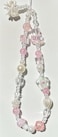 CasaPopz Beaded Camera Wrist Strap Cute Digital Camera Charm Lanyard Phone Wristlet Charms Phone Chain for Camera BowFlower