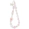 CasaPopz Beaded Camera Wrist Strap Cute Digital Camera Charm Lanyard Phone Wristlet Charms Phone Chain for Camera BowFlower