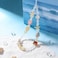 CasaPopz Beaded Camera Wrist Strap Cute Pearl Digital Camera Charm Lanyard Phone Wristlet Charms Beaded Camera Chain for Bag Phone Keychain Accessories White Shell