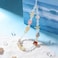 CasaPopz Beaded Camera Wrist Strap Cute Pearl Digital Camera Charm Lanyard Phone Wristlet Charms Beaded Camera Chain for Bag Phone Keychain Accessories White Shell