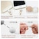 CHIWUTECH Silicone Beaded Phone Wrist Strap Cellphone Lanyard with Tether Tab Hands Free Wristlet Chain Bracelet Black Print