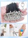 Evnlo 100Pcs Phone Charms Strap with Lobster ClaspLanyard Strap Cell Phone Charm for Keychain Clasps USB Drive DIY Jewelry Mobile Accessories Charms