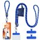 HOTEMIA Phone Lanyard and Wrist Straps Adjustable Cell Phone Lanyard Crossbody with Detachable Wallet 8mm Thick iPhone Lanyard for Around the Neck BlueWallet