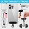 Hovmwey Phone Tether Tab 2 Pack Cell Phone Lanyard Patch Without Adhesive Phone Strap Replacement Part for All Full Phone Cases Black