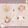 iFace Hello Kitty and Friends Beaded Wristlet Universal Charm Strap Latte Bear Series Cute Wrist Strap for Cell Phone Camera Keys AirPods Pochacco