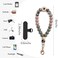 Lostars Silicone Beaded Phone Wrist Strapphone bracelet strap with Tether TabElastic HandsFree wristlet strap Daisy Leopard
