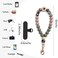 Lostars Silicone Beaded Phone Wrist Strapphone bracelet strap with Tether TabElastic HandsFree wristlet strap Daisy Leopard