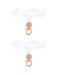 project-cb projectcb Phone Tether Tab 2 PackUniversal Phone Lanyard Patch without AdhesivePhone Strap Replacement Part for Cell Phone ClearGold