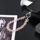 richginker Crystal Phone Wrist Strap Phone Charm Chain Keychain Beaded Cellphone Lanyard with Tether Tab HandsFree Wristlet Bracelet Wrist Grip Strap for Women DPink AB