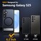 SPIDERCASE Magnetic for Samsung Galaxy S25 Case 3 Stand Ways Military Grade Drop Protection with Invisible Stand Shockproof Slim Case for Samsung Galaxy S25 62 Black