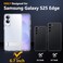 SPIDERCASE Magnetic for Samsung Galaxy S25 Edge Case 3 Stand Ways Military Grade Drop Protection with Invisible Stand Shockproof Slim Case for S25 Edge 5GClear
