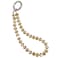 TENOC Beaded Phone Wrist Strap Cellphone Lanyard Chain Sparkling Wristlet Bracelet for Women Champagne