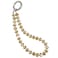 TENOC Beaded Phone Wrist Strap Cellphone Lanyard Chain Sparkling Wristlet Bracelet for Women Champagne