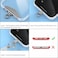TENOC Beaded Phone Wrist Strap Cellphone Lanyard Chain Sparkling Wristlet Bracelet for Women Grey
