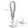 TENOC Beaded Phone Wrist Strap Cellphone Lanyard Chain Sparkling Wristlet Bracelet for Women Purple