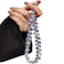 TENOC Beaded Phone Wrist Strap Cellphone Lanyard Chain Sparkling Wristlet Bracelet for Women Purple