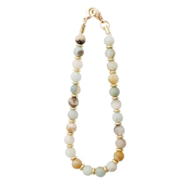 TENOC Marble Beaded Phone Wrist Strap Cellphone Lanyard with Tether Tab HandsFree Phone Chain Wristlet Bracelet Keychain Amazonite