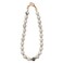 TENOC Marble Beaded Phone Wrist Strap Cellphone Lanyard with Tether Tab HandsFree Phone Chain Wristlet Bracelet Keychain Marble White