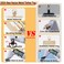 Turkalla Phone Tether Tab 360 Rotation Ultrathin 02mm Bending Design Universal Stainless Steel Phone Lanyard Tab Without AdhesiveMetal Phone Lanyard Replacement Patch for Cell Phone Gold