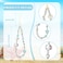 Yolev Beaded Camera Wrist Strap Cute Camera Charm Strap Blue Digital Camera Wrist Strap Charm Lanyard for Phone Bag Keychain Accessories