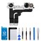 DGSCSMY for iPhone 12 Pro Max Front Camera Replacement Repair Kit 12MP 67 12promax Facing Lens Module Part Structured Light Receiver Transmitter Flex Cable Connector Fix Tools for A2342 A2410 A2411 A2