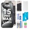 HQESTARX for iPhone 15 PRO MAX Screen Replacement67Inch LCD Display 3D Touch LCD digitizer Assembly forA3105 A3106 A3108with Repair Tools Waterproof Membrane Protective Screen