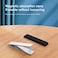 Wansurs 2 Pack Mini Phone Kickstand UltraThin Black Cell Phone Stick Stand Folding Invisible Portable Metal Cell Phone Stand Holder for Desk
