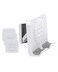 BICEUKI Shower Phone Holder Upgraded Adjustable Tablet Wall Mount Phone Holder for Kitchen Bathroom Dorm Bedroom Compatible with iPhone Series and Other SmartphonesIpadSmartphoneWhite