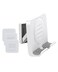 BICEUKI Shower Phone Holder Upgraded Adjustable Tablet Wall Mount Phone Holder for Kitchen Bathroom Dorm Bedroom Compatible with iPhone Series and Other SmartphonesIpadSmartphoneWhite