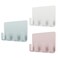 UKCOCO Cell Phone Wall Mount 3 Pack Multi Purpose Plastic Phone Charging Dock Holder Shaving Razor Towel Hook Bracket for Smartphone Tablet eReader Mixed Color