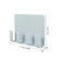 UKCOCO Cell Phone Wall Mount 3 Pack Multi Purpose Plastic Phone Charging Dock Holder Shaving Razor Towel Hook Bracket for Smartphone Tablet eReader Mixed Color
