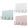 UKCOCO Cell Phone Wall Mount 3 Pack Multi Purpose Plastic Phone Charging Dock Holder Shaving Razor Towel Hook Bracket for Smartphone Tablet eReader Mixed Color