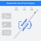 Rsepvwy Apple Pencil USBC Palm Rejection PixelPerfect Precision Tilt Sensitivity Good for NoteTaking Drawing and Signing Documents Works for iPad 20182025 White